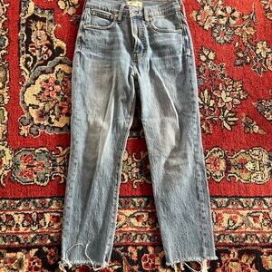 Madewell vintage straight leg jeans